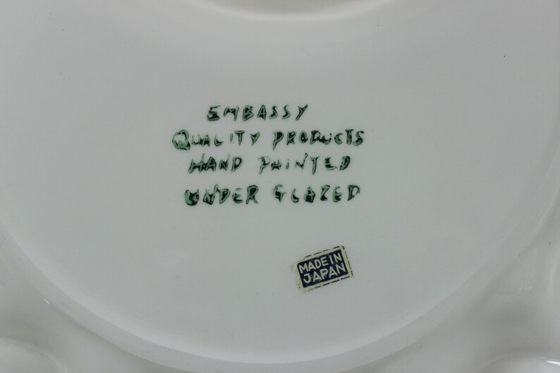 Embassy Quality Products Deviled Egg Plate With Rooster Hand Etsy