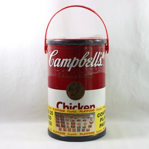 Campbell&#39;s Chicken Noodle Soup Can with 35 Playfood Packages