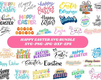 Happy Easter SVG,Easter svg,Easter Quotes Svg,Easter Bunny Svg,Bunny svg,Spring svg,Easter Egg Svg,Rabbit svg,Cricut & Silhouette