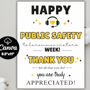 Telecommunicator Week Card: Happy Dispatcher Thank You (PDF)