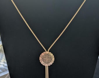 Susanna Cruz Silver Plated Bolo Tie Necklace