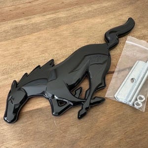 Ford Mustang Black pony/ horse front grill or rear emblem