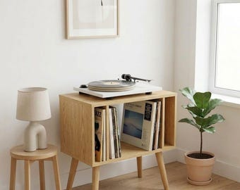 Mid Century Modern Plattenspieler Ständer Plattenspieler