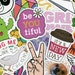 Cool Girl Variety Sticker Pack, Positive Stickers, Uplifting Stickers ...