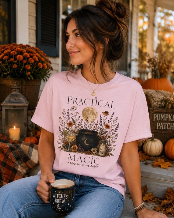 Practical Magic Tee | Cauldron Moon Botanicals T-Shirt