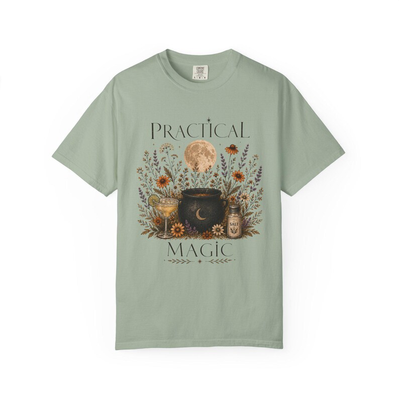 Practical Magic Tee | Cauldron Moon Botanicals T-Shirt image 10