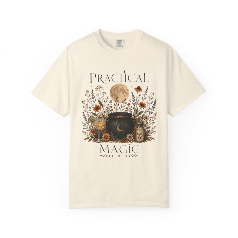 Practical Magic Tee | Cauldron Moon Botanicals T-Shirt image 9