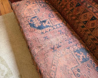 Antique Art Deco or Empire style kilim sofa.
