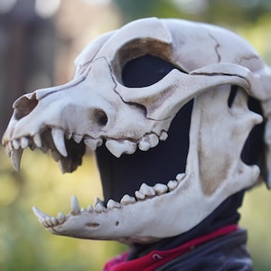 Custom Articulated Canine Skull Mask