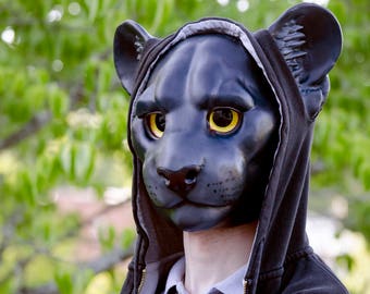 Black Panther Cat Mask