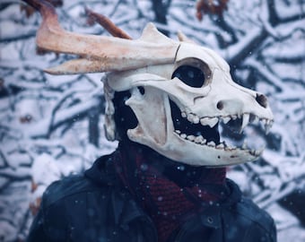 Custom Hellhound Skull Mask