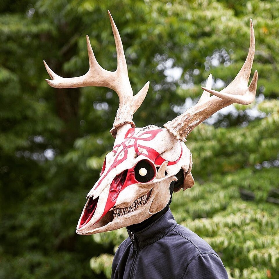 Custom Articulating Stag Skull Mask - Etsy