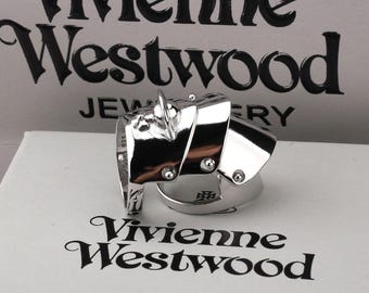 In Box Vivienne Ring,Silver Saturn Armor NaNa Ring,Gift for Her.