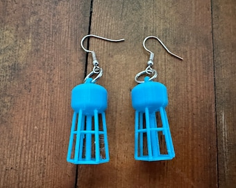 Water Tower Earrings - Plain City Ohio