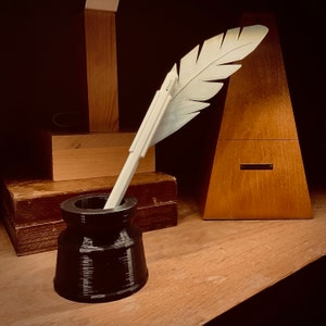 Apple Pencil Feather/Quill and Inkwell.