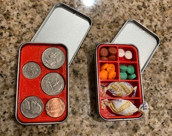 Tin Organizer - Coins or Pills