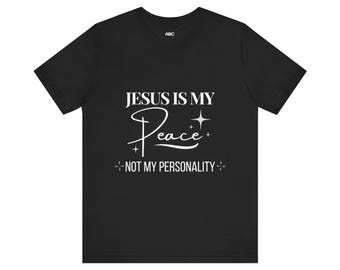 Jesus Is My Peace tee | Christian faith graphic tee, spiritual scripture shirt