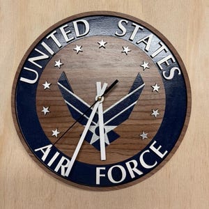 US Air Force Wall Cock 10.5-inch Hand Made
