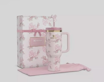 LoveShackFancy x Stanley 20oz Tumbler: Floral Rose Design, Sold Out UK