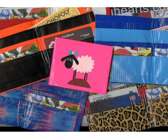 Little Bo Peep Sheep Custom Duct Tape Wallet Etsy