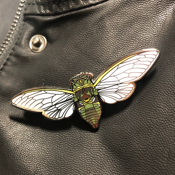 Jumbo Cicada Enamel Pin