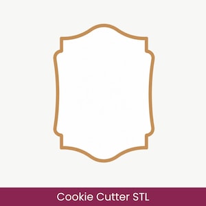 Plaque 003: Cookie Cutters STL File, 10 sizes (Digital Download)