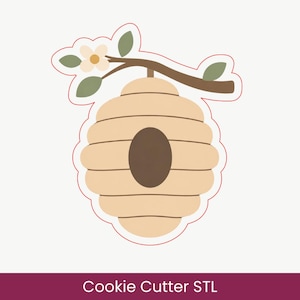 Bee Hive: Cookie Cutters STL File, 10 sizes (Digital Download)