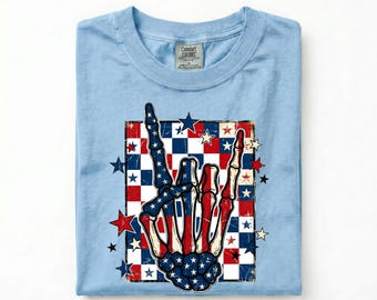 4th of July Hang Loose Shirt, Patriotic USA Tee, Retro Americana Shirt, Comfort Colors Graphic Tee, Summer Patriotic Tshirt