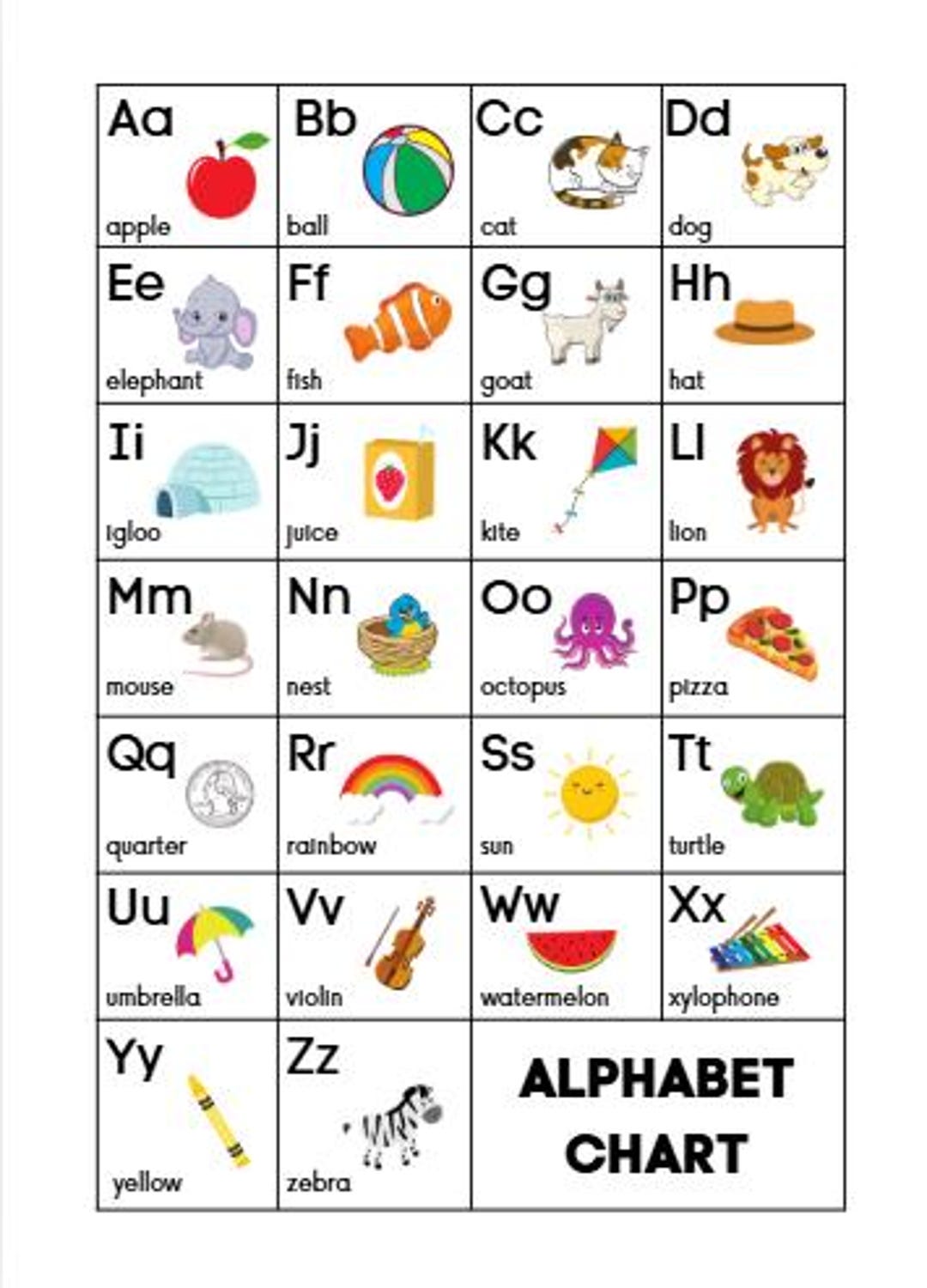 ABC Learn With Me - Etsy