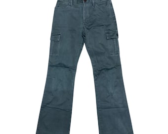 Pantalones cargo unisex Uniqlo estilo streetwear multibolsillos W27X31