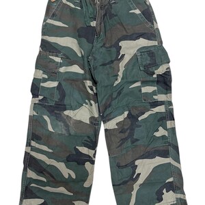 Pantalones cargo militares de camuflaje Akademilks / Ropa urbana / Multibolsillos