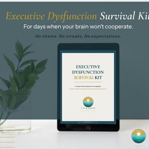 ADHD Brain Fog Toolkit | Executive Dysfunction Survival Kit (Digital Download PDF)