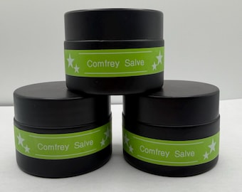 Ungüento de consuelda: Salud de la piel, hidratación, alivio del dolor (articular y muscular). 3 ingredientes sencillos: raíz de consuelda, aceite de oliva y cera de abejas.