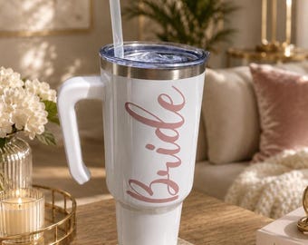 Vaso para novia Regalos personalizados para la fiesta nupcial Regalo para damas de honor Despedida de soltera Vaso con nombre personalizado Recuerdo para despedida de soltera Compromiso de novia