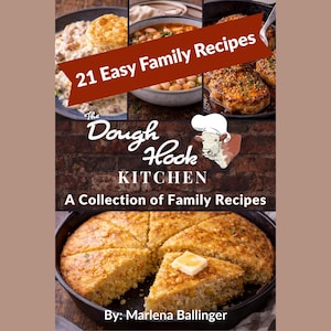 Easy Family Rezepte Kochbuch | Hausmannskost Rezepte PDF | Digitales Kochbuch Download | Ideen für das Abendessen unter der Woche | Druckbares Rezeptbuch