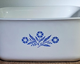 Vintage CorningWare Blue Cornflower 1.5 Quart Casserole Dish (P-4-B)