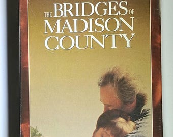 Vintage Sealed Bridges of Madison County VHS Clint Eastwood Meryl Streep Romantic Drama Movie