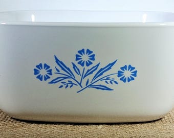 Corning Ware Blue Cornflower 2 3/4 Cup Casserole Dish P-43-B Small Vintage USA