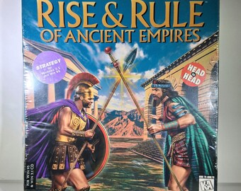 Sealed Rise & Rule of Ancient Empires PC Game Big Box Windows 95 Strategy CD-ROM
