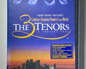 Vintage Sealed 3 Tenors in Concert 1994 VHS Pavarotti Domingo Carreras Opera Music Video