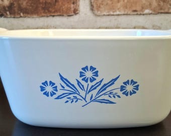 Vintage CorningWare Blue Cornflower 2 3/4 Cup Casserole Dish – Retro Kitchen Baking