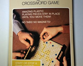 Vintage 1978 Pocket Scrabble Travel Game by Selchow & Righter (Hong Kong)