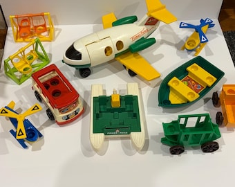 Vintage Fisher-Price Little People Collection of Toys 1982