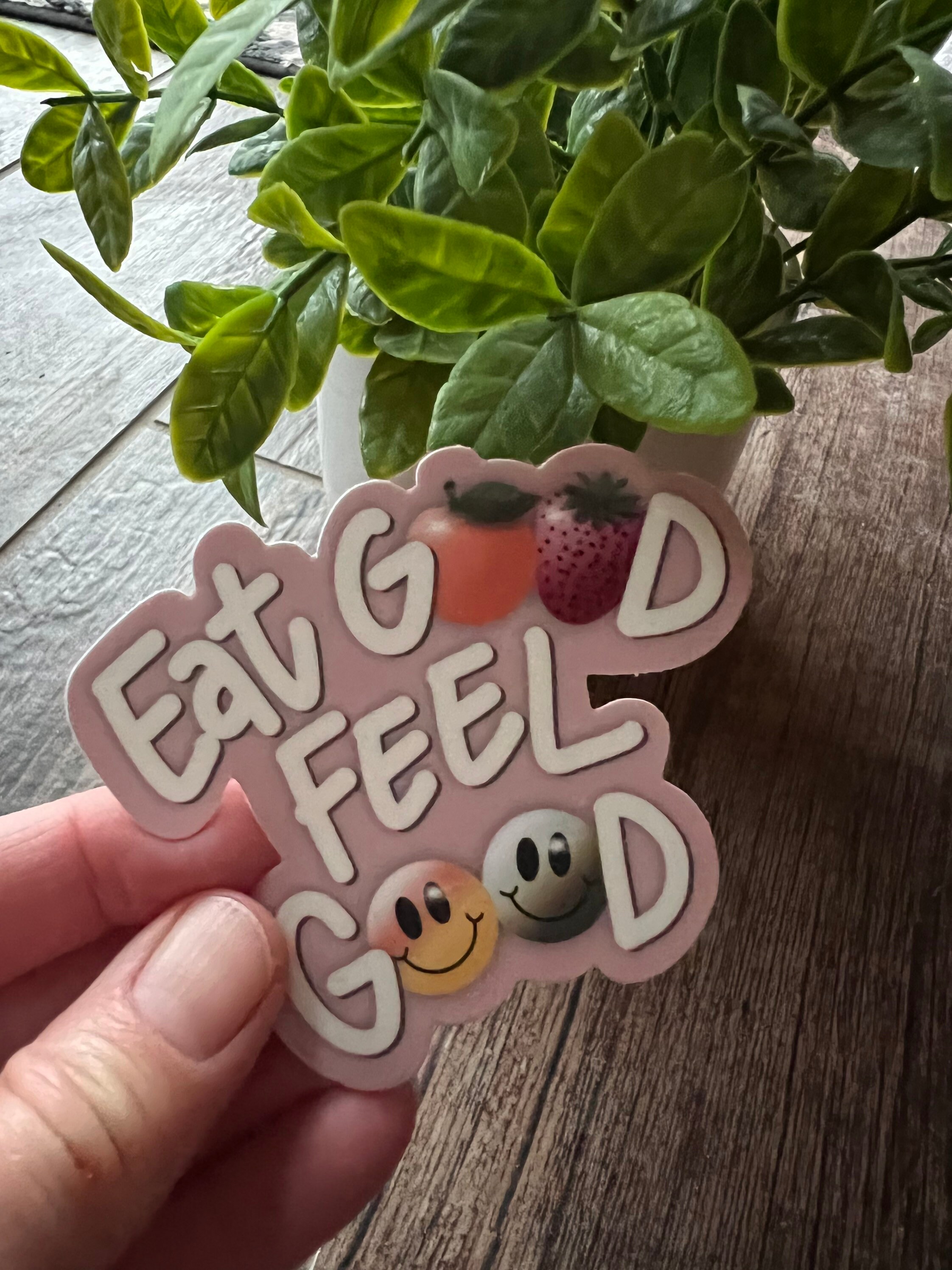 Eating Healthy - Funny Sticker – Stickerheads Stickers