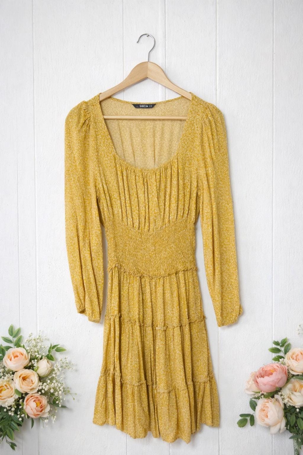 Yellow Smocked Dress - Etsy