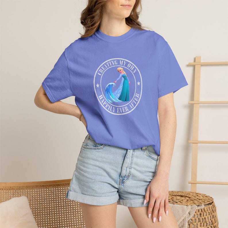Disney Frozen Shirt, Princess Elsa T-Shirt, Happily Ever After, Frozen Tee, Disneyworld Shirt, Girls Disney Trip Tshirt, Magic Kingdom Shirt imagen 6