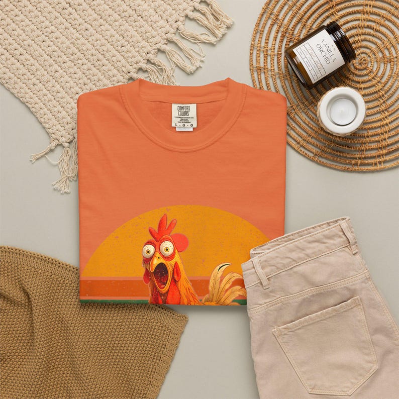 F-Caw-F Shirt, Funny Rooster Meme Tee, FCAWF Heihei Tops, Disney Moana Gift, Sassy Raven TShirt, Chicken Sarcastic, Humor Pun Crow T-Shirts Burnt Orange