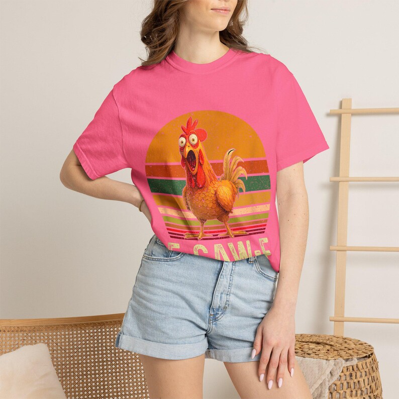 F-Caw-F Shirt, Funny Rooster Meme Tee, FCAWF Heihei Tops, Disney Moana Gift, Sassy Raven TShirt, Chicken Sarcastic, Humor Pun Crow T-Shirts Crunchberry