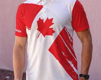 Go! Canada World Cup Soccer Polo Shirt, Football Team Shirts, World Football 2026 Costumes, Maple Canada Flag Cosplay, Match Day T-Shirts