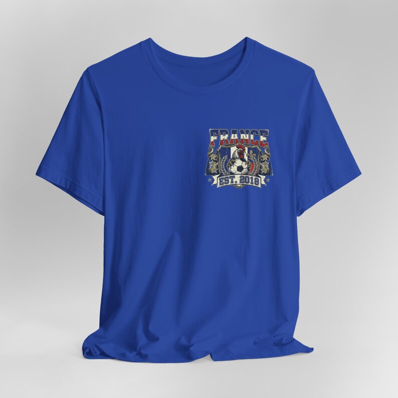 France Soccer Vintage Shirt, Retro France Football Shirts, World Cup 2026 Fan Tee, World Champion 2018 T-Shirt, French Eiffel Mascot Jerseys image 18